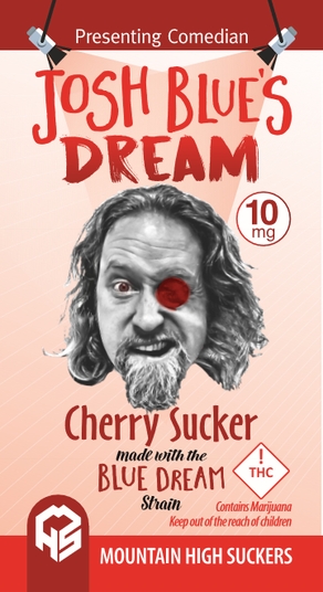 Photograph of product: MHS - Josh Blue's Cherry Sucker - 10mg