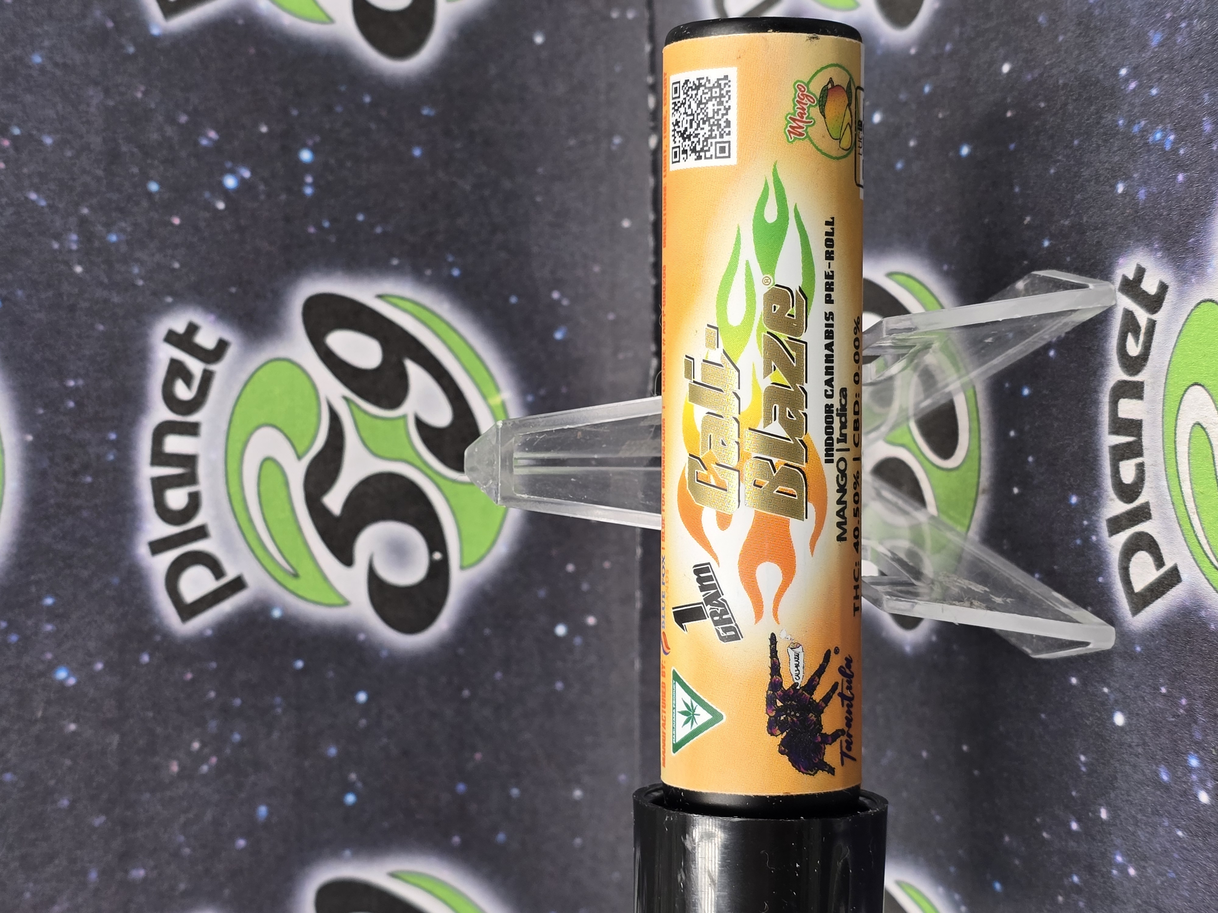Photograph of product: Cali Blaze | Mango | 1g Infused Preroll Tarantula