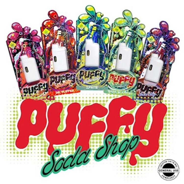 Photograph of product: (DOHC) (PUFFY) Flavored Disposable 1g Baja Blastoff (S)