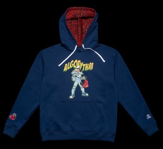 Photograph of product: Cherry Chucks Pullover Hoodie - Large