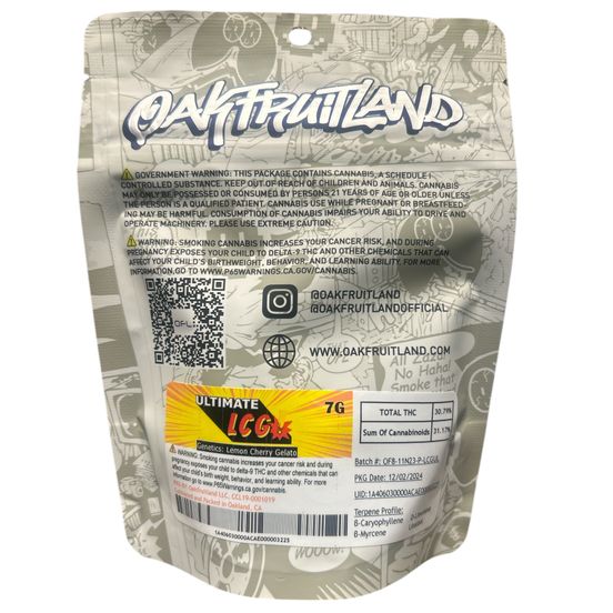 Photograph of product: Oakfruitland - Ultimate LCG 7g Flower - 