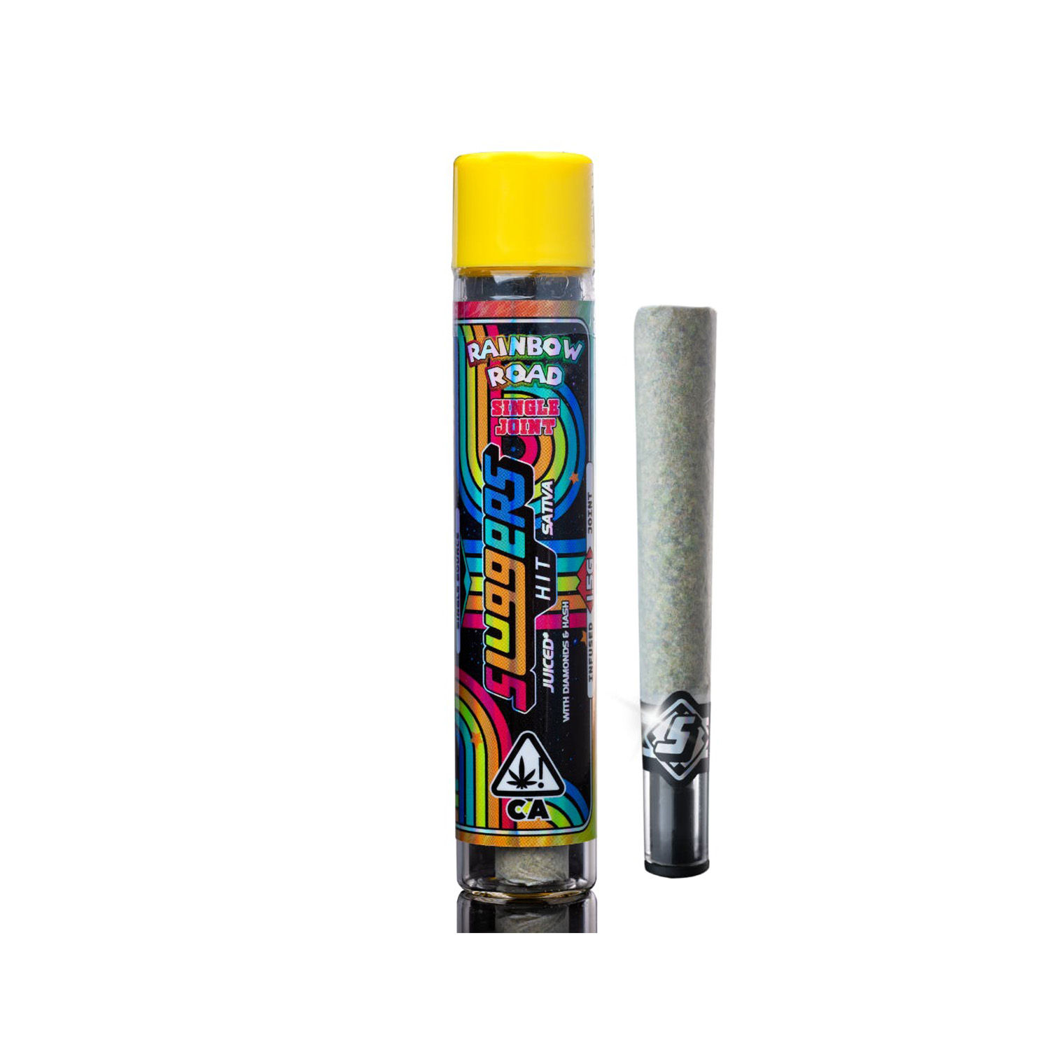 Photograph of product: Rainbow Road Infused Pre-Roll 1.5g