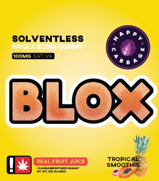 Photograph of product: Blox | Tropical Smoothie | au chocolat Rosin | 1pk