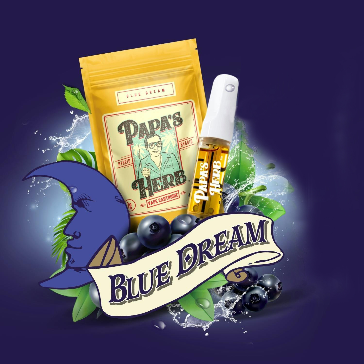 Photograph of product: Blue Dream | Liquid Diamonds - 1g - Vape Cart