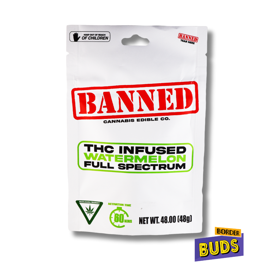 Photograph of product: Watermelon | Banned | 200mg | Gummies