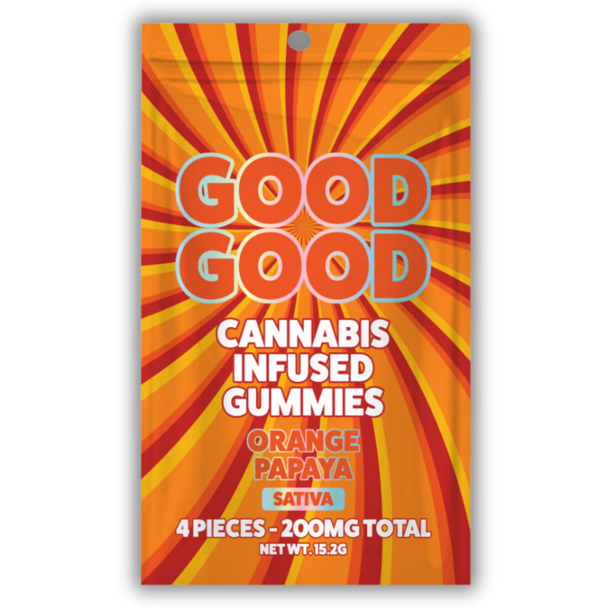 Photograph of Product: Good Good | Gummy | Orange Papaya | 200mg