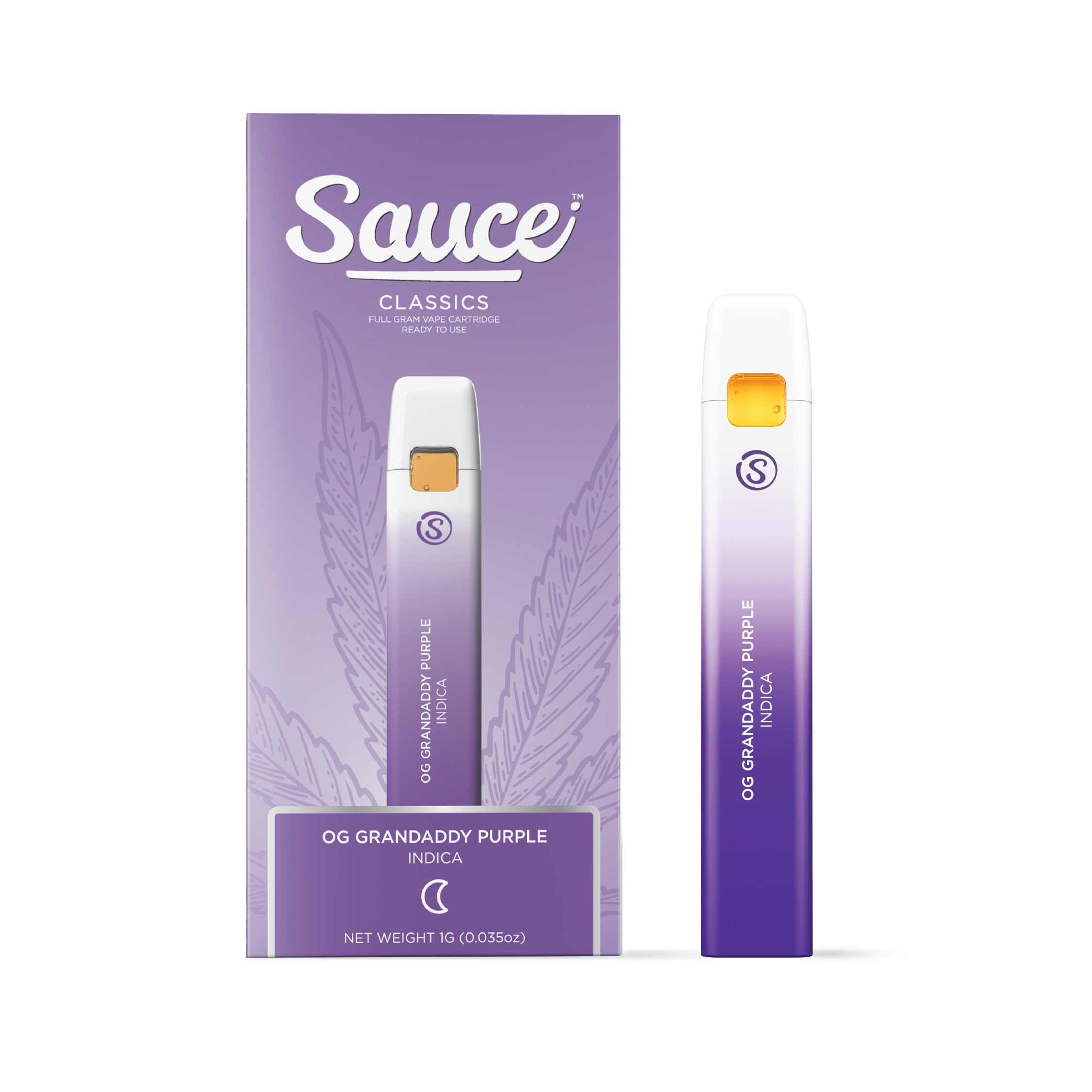 Photograph of product: Sauce - 1000mg Classic Disposable (I) - - OG Grandaddy Purp