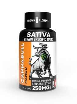 Photograph of product: Nano Syrup | Mango | Happy Hiker | 250mg