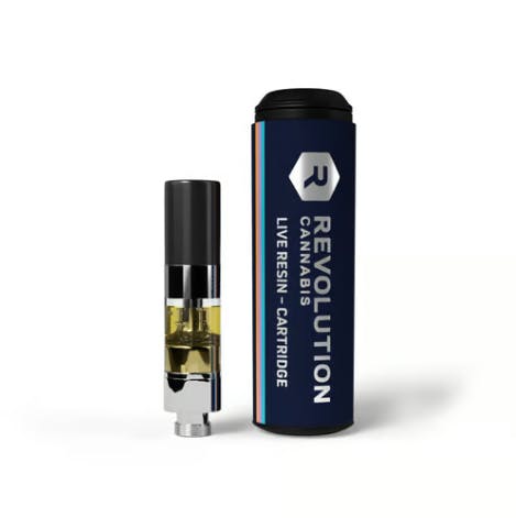 Photograph of product: Blackberry Kush Live Resin Cartridge