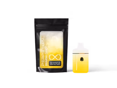 Photograph of product: Perpetual | 1g Disposable | Banana Candy