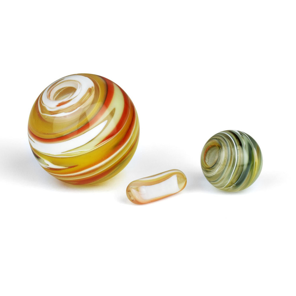 Photograph of product: Pulsar Terp Slurper Planetary Swirl 3pc Marble Set