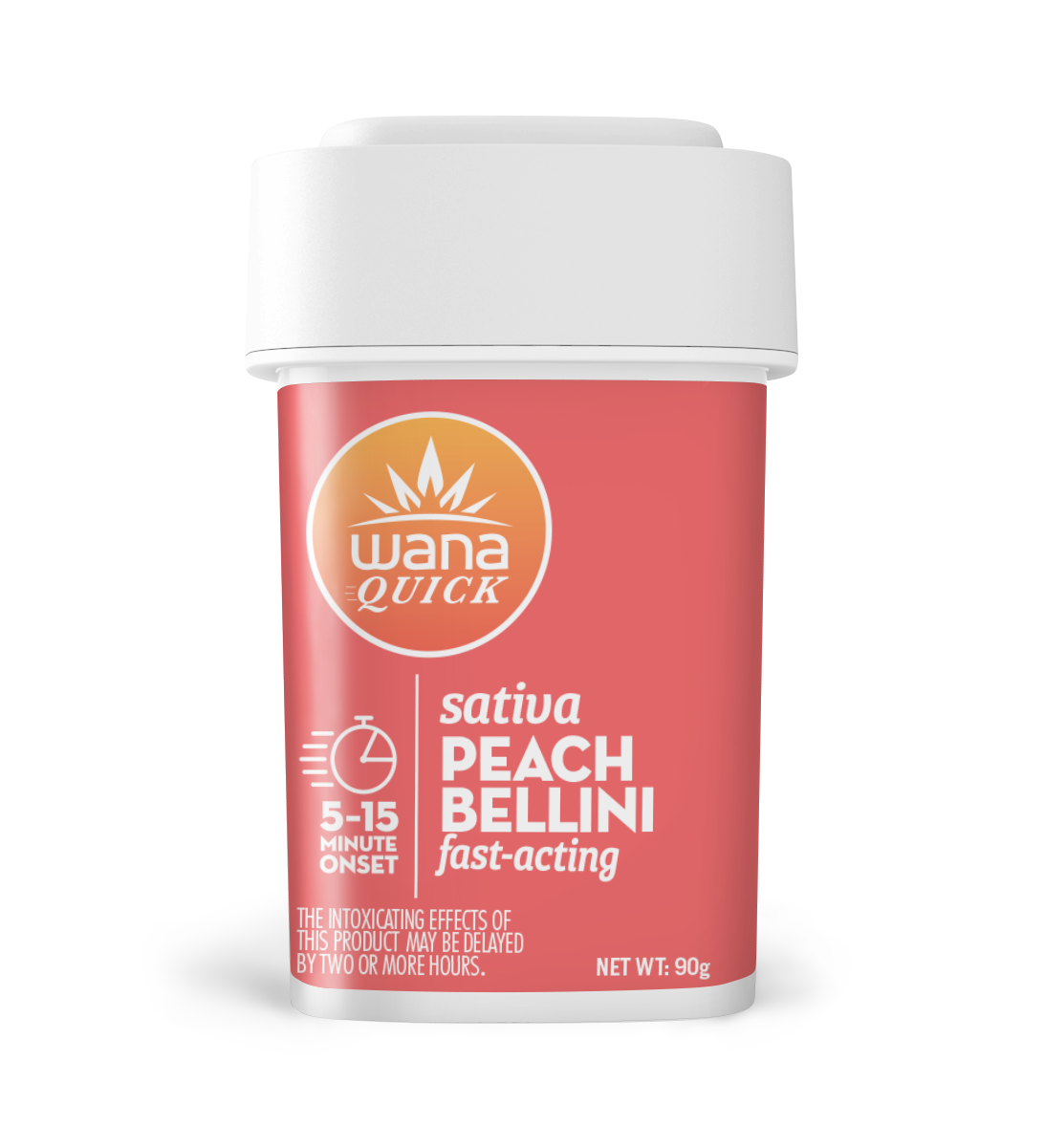 Photograph of product: Quick Peach Bellini | 10pk Fast-Acting Soft Lozenges
