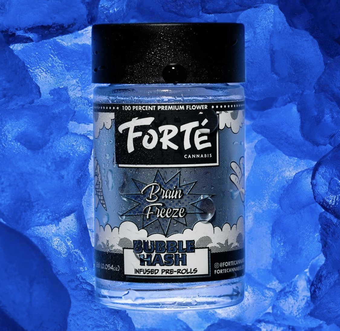 Photograph of product: AU Forte: Brain Freeze Bubble au chocolat Infused 5 Pack