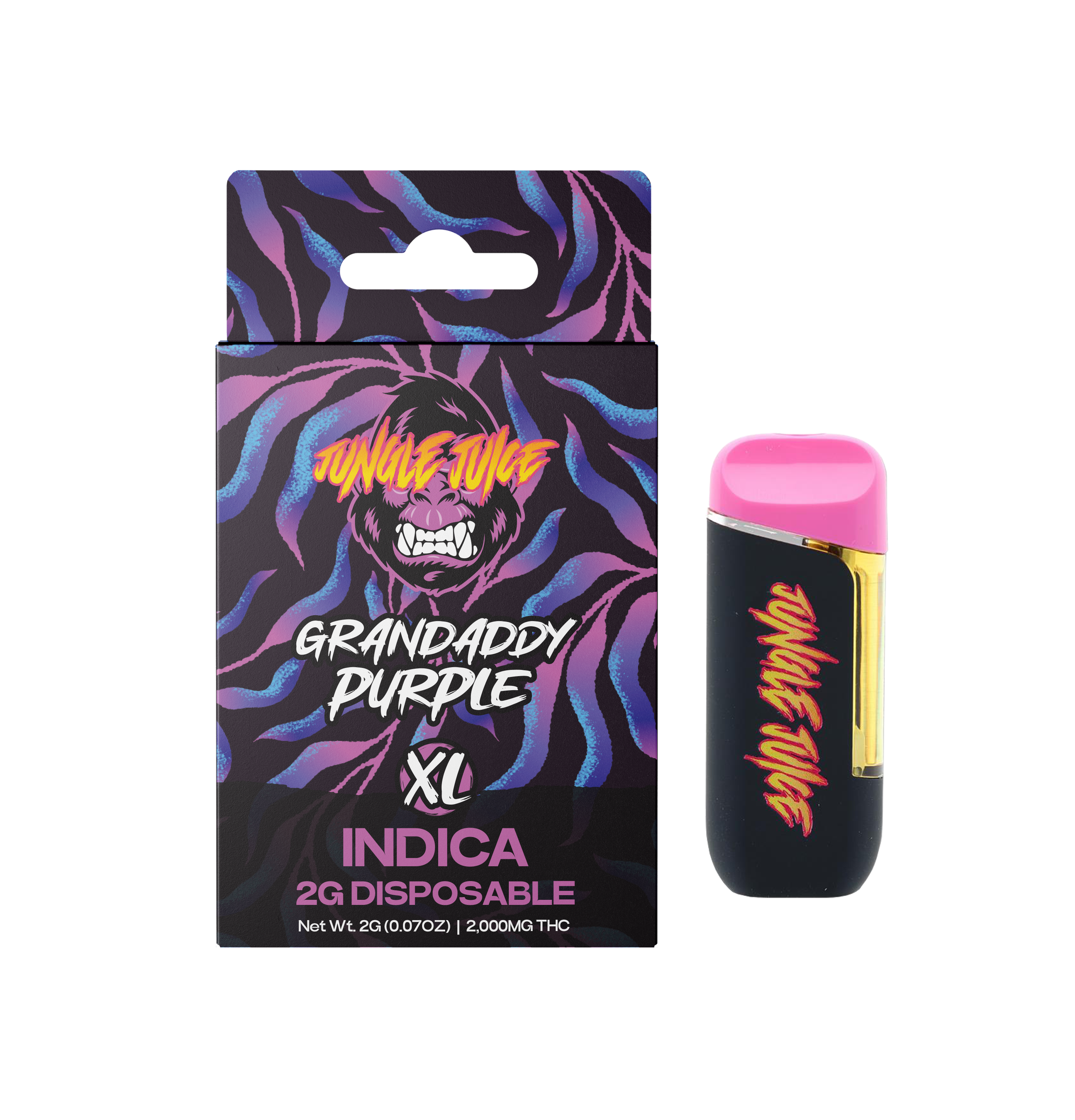 Photograph of product: Grandaddy Purple | 2G Disposable Cart