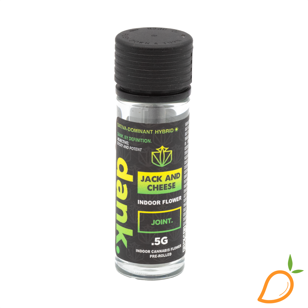 Photograph of product: 0.5g Jack N Cheese Preroll Dank