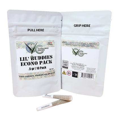 Photograph of Product: Lil Buddies GG Cookies 10 mini prerolls