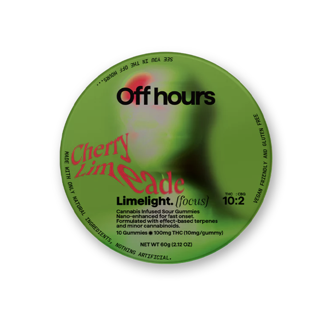 Photograph of product: Off Hours | Limelight | 100mg | 10ct