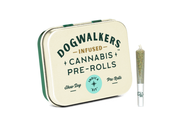 Photograph of product: Dogwalkers Sit Brownie Scout .45g Infused Pre-Roll 5pk (2.25g)