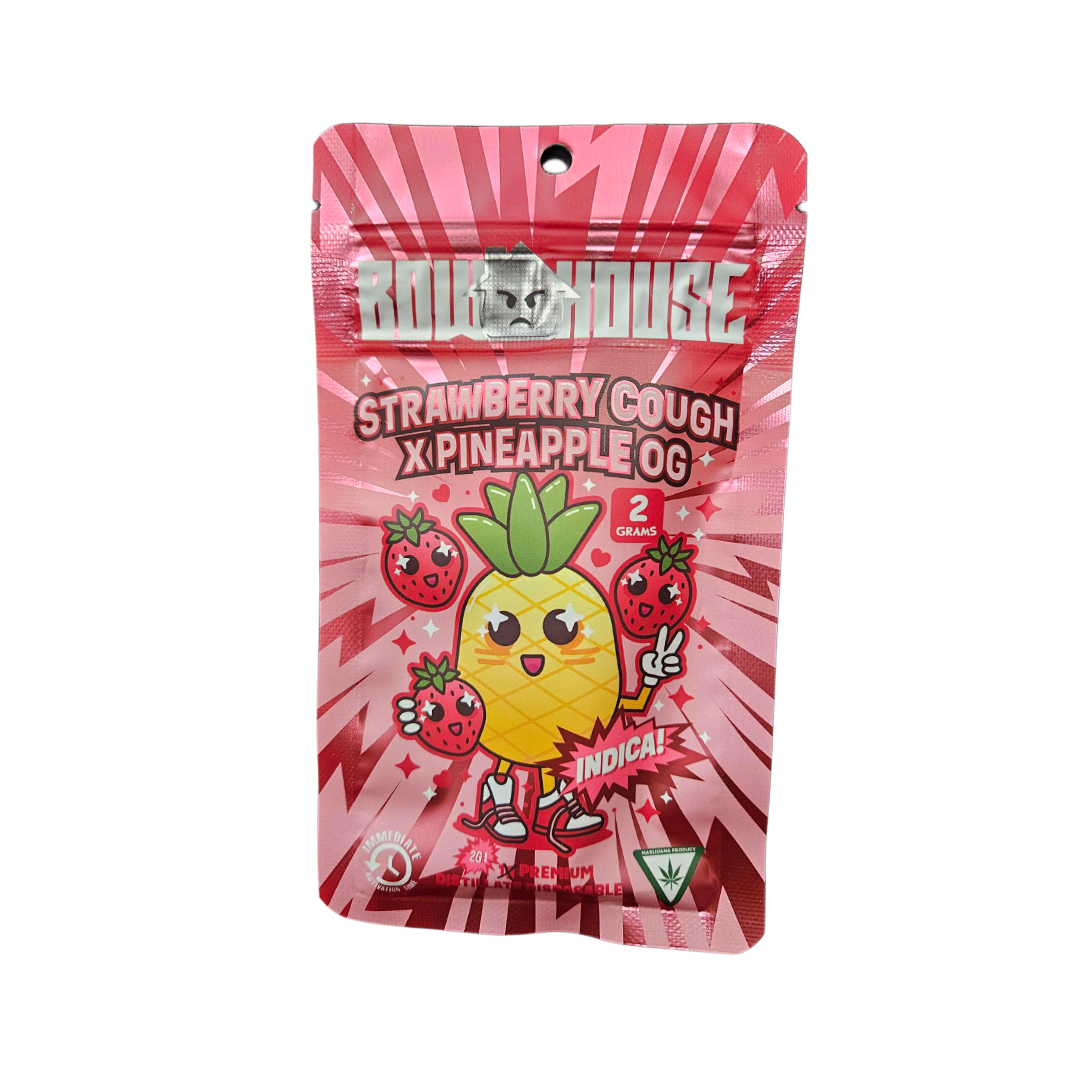 Photograph of product: Bow House Disposable Strawberry Cough x Pineapple OG