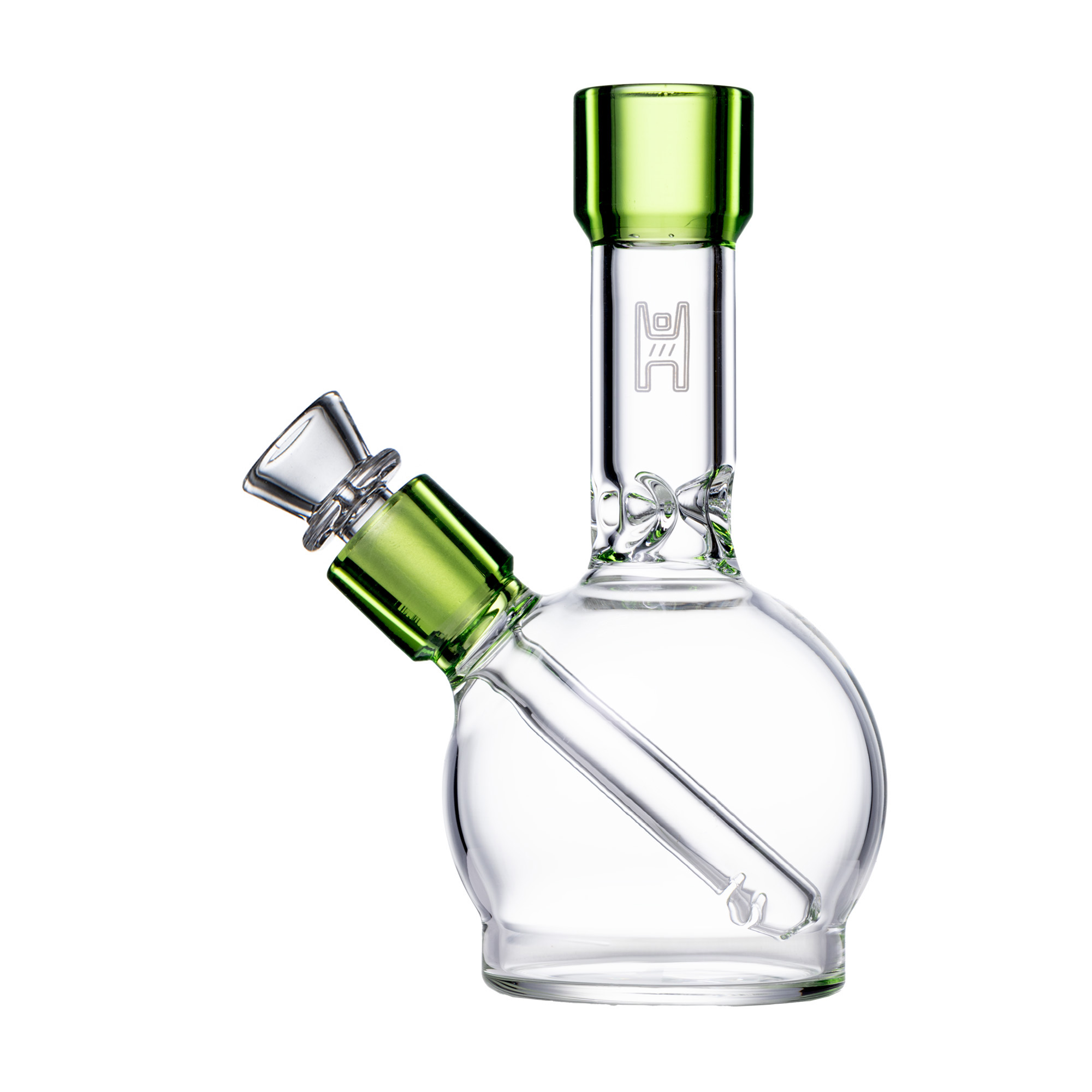 Photograph of product: 6" Ball Water Pipe | Clear/Matrix