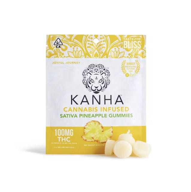 Photograph of product: Classic Pineapple Gummies - 