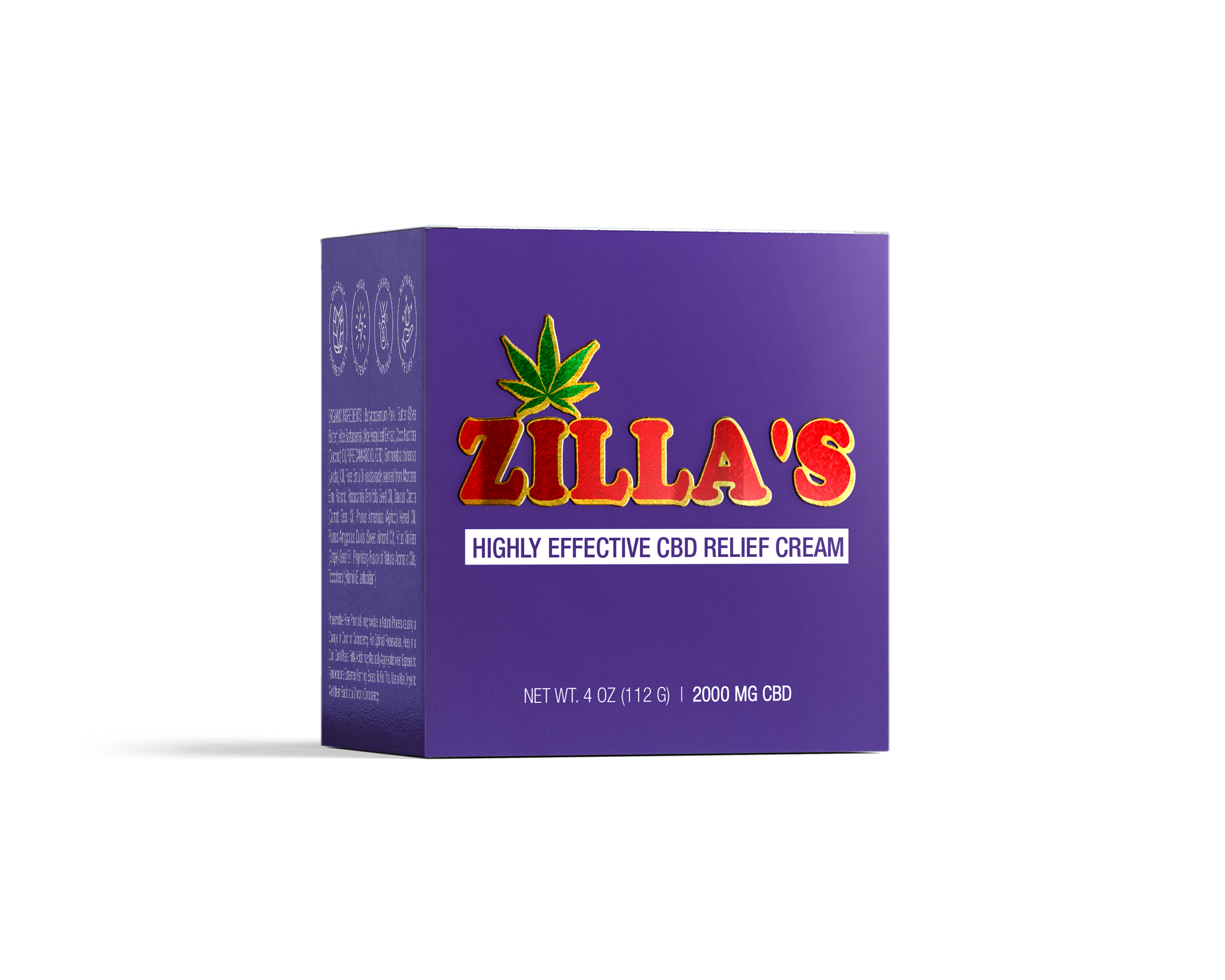 Photograph of product: CBD | Purple Eucalyptus Rub 2000mg | Zilla's