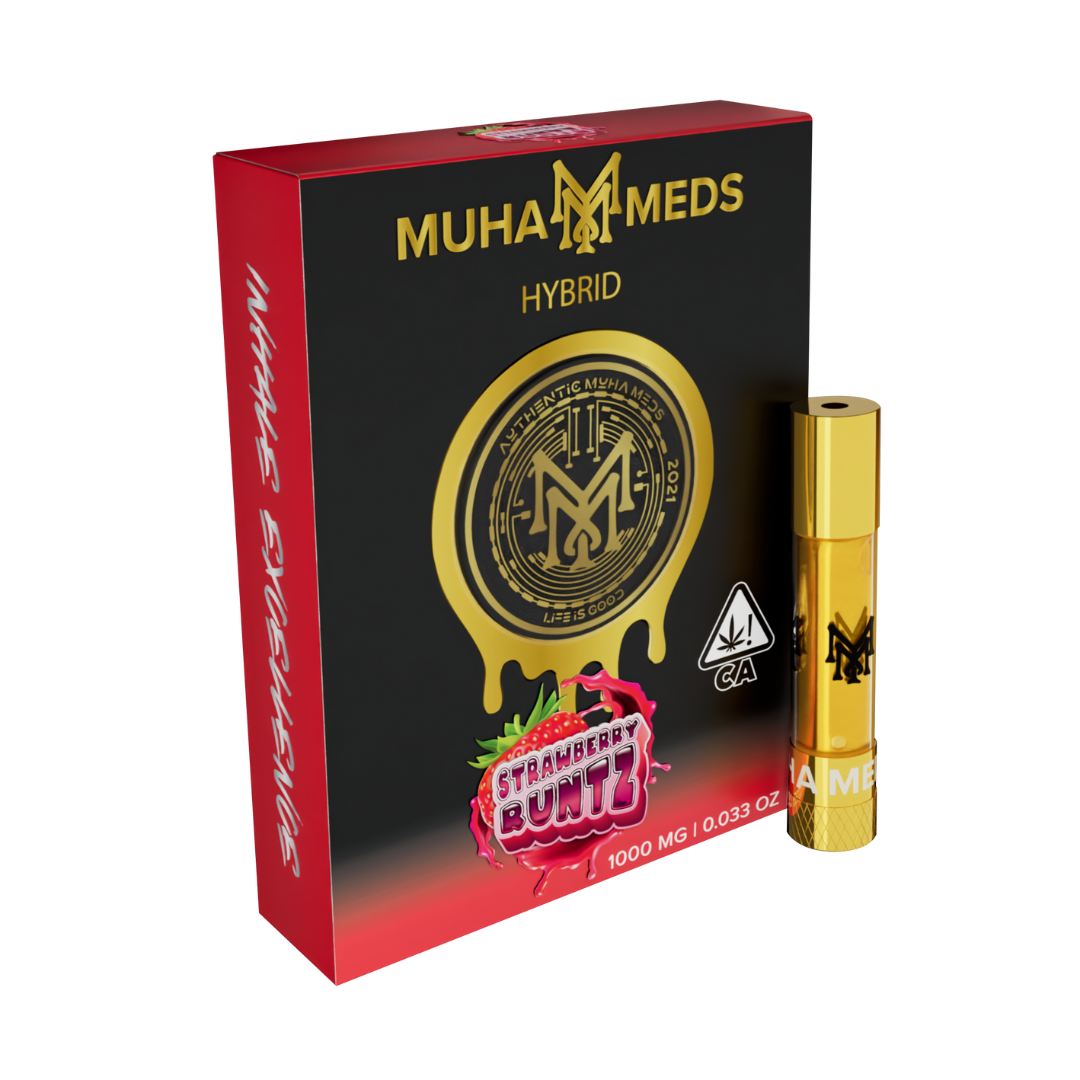 Photograph of product: MuhaMeds - 1g 510 Cart - Strawberry Runtz