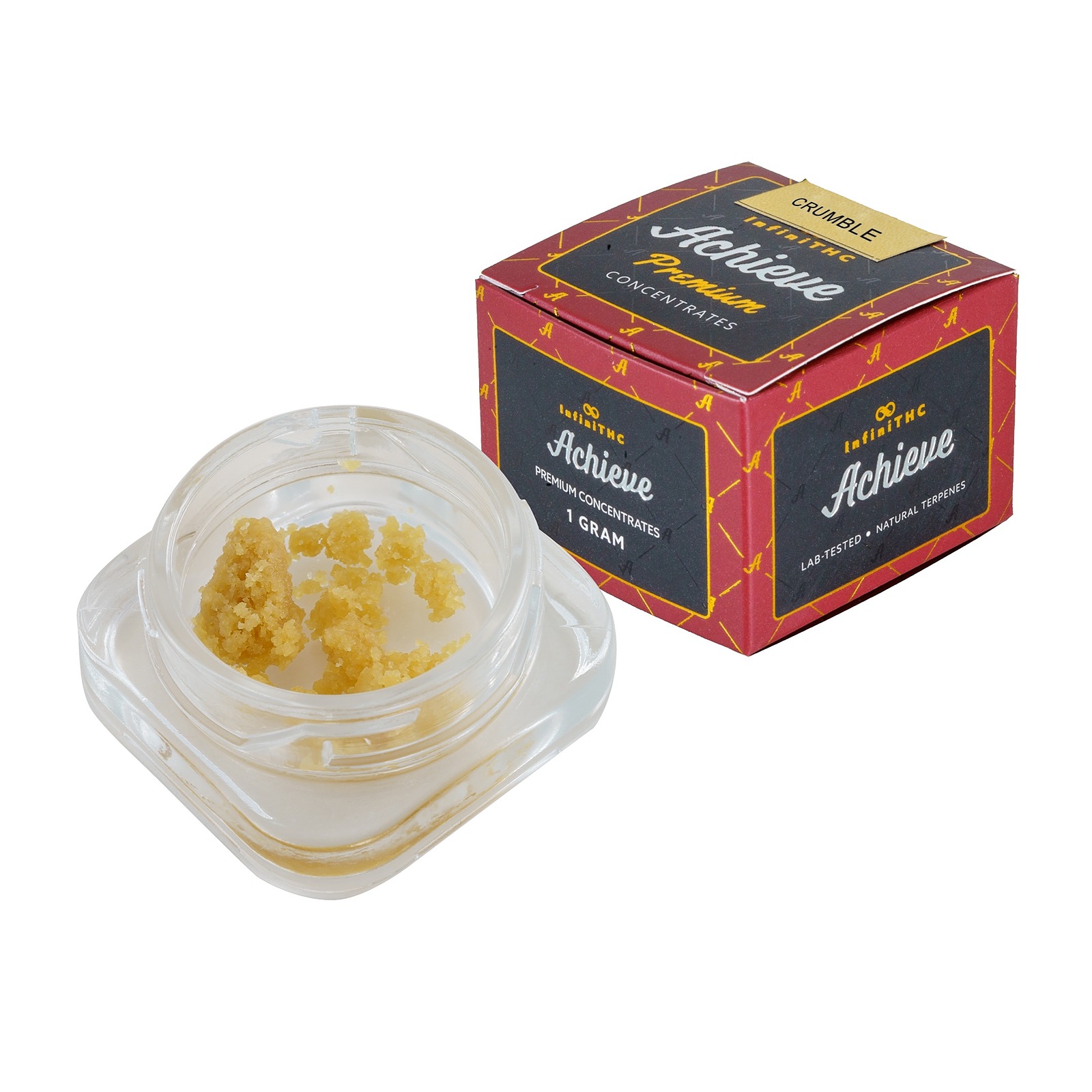 Photograph of product: Achieve Cured Crumble 1g - Kush Mintz