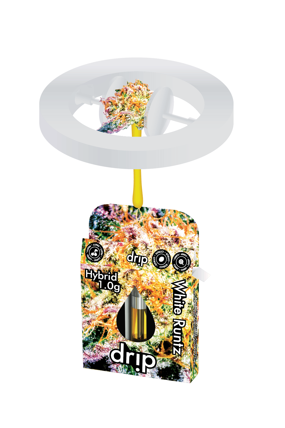 Photograph of product: White Runtz | 1g 510 Cart I I Drip