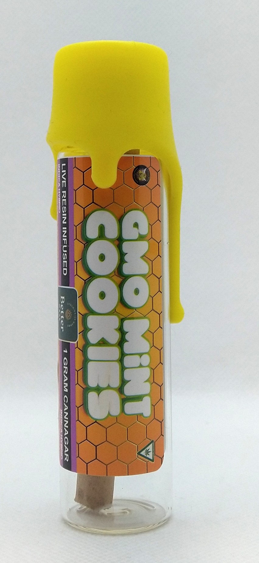 Photograph of product: Canna Bee | GMO Mint Cookies | Infused Cannagar Pre-roll Oui'd