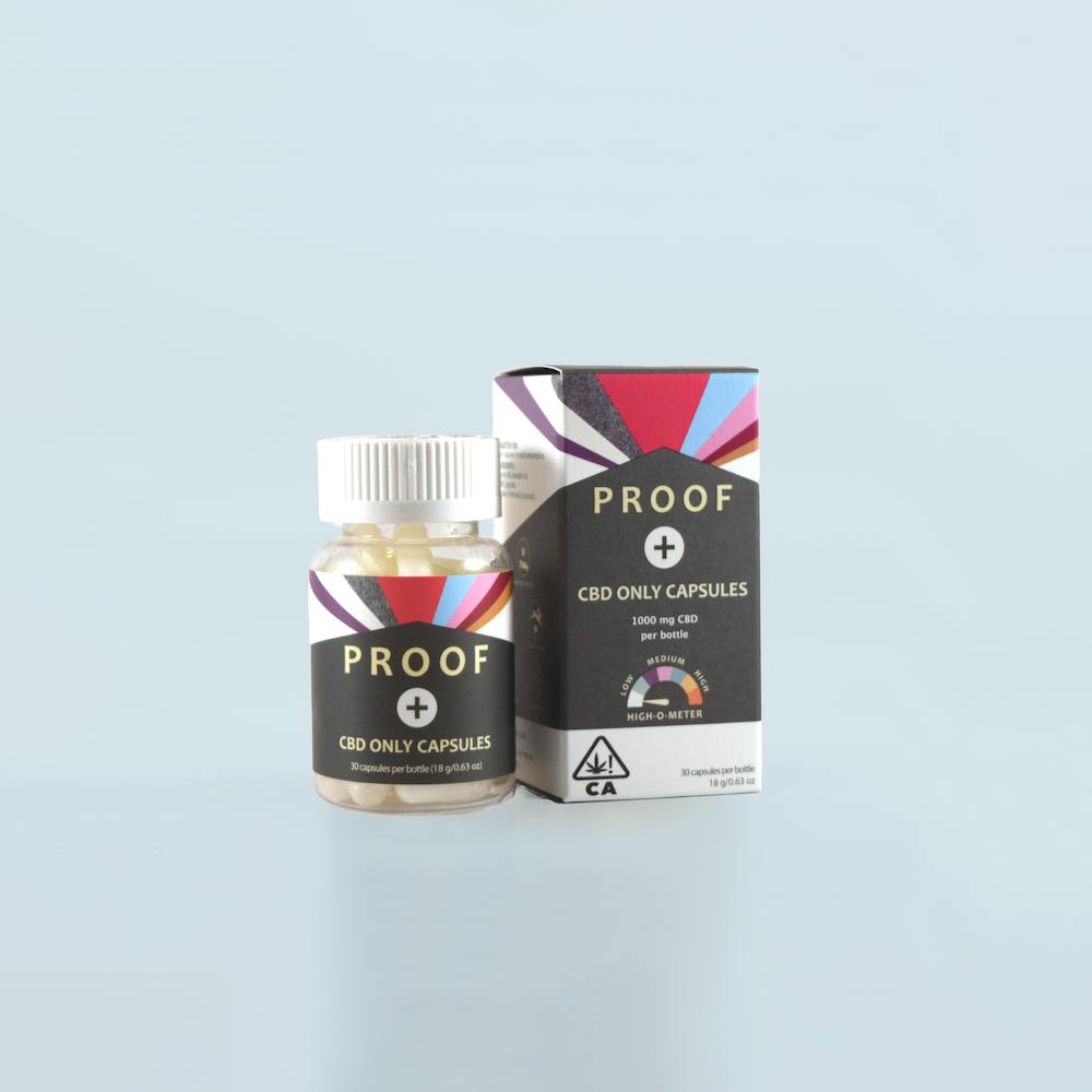 Photograph of product: Proof - CBD Only Capsules 1000mg