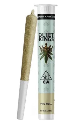 Photograph of product: Quiet Kings – Banana Blaze Pre-Roll – 1g - 