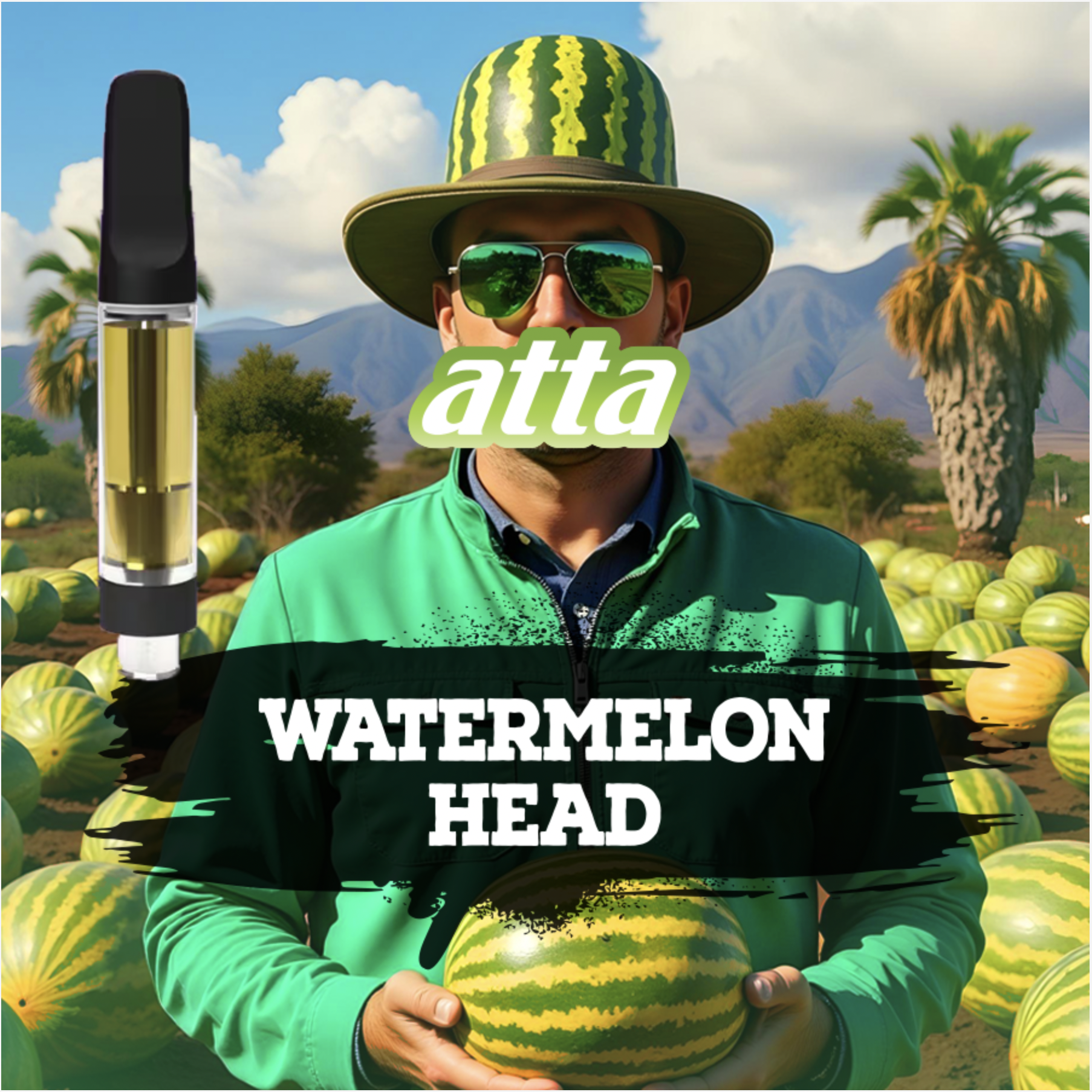 Photograph of product: Atta Watermelon Head Cart | 1g