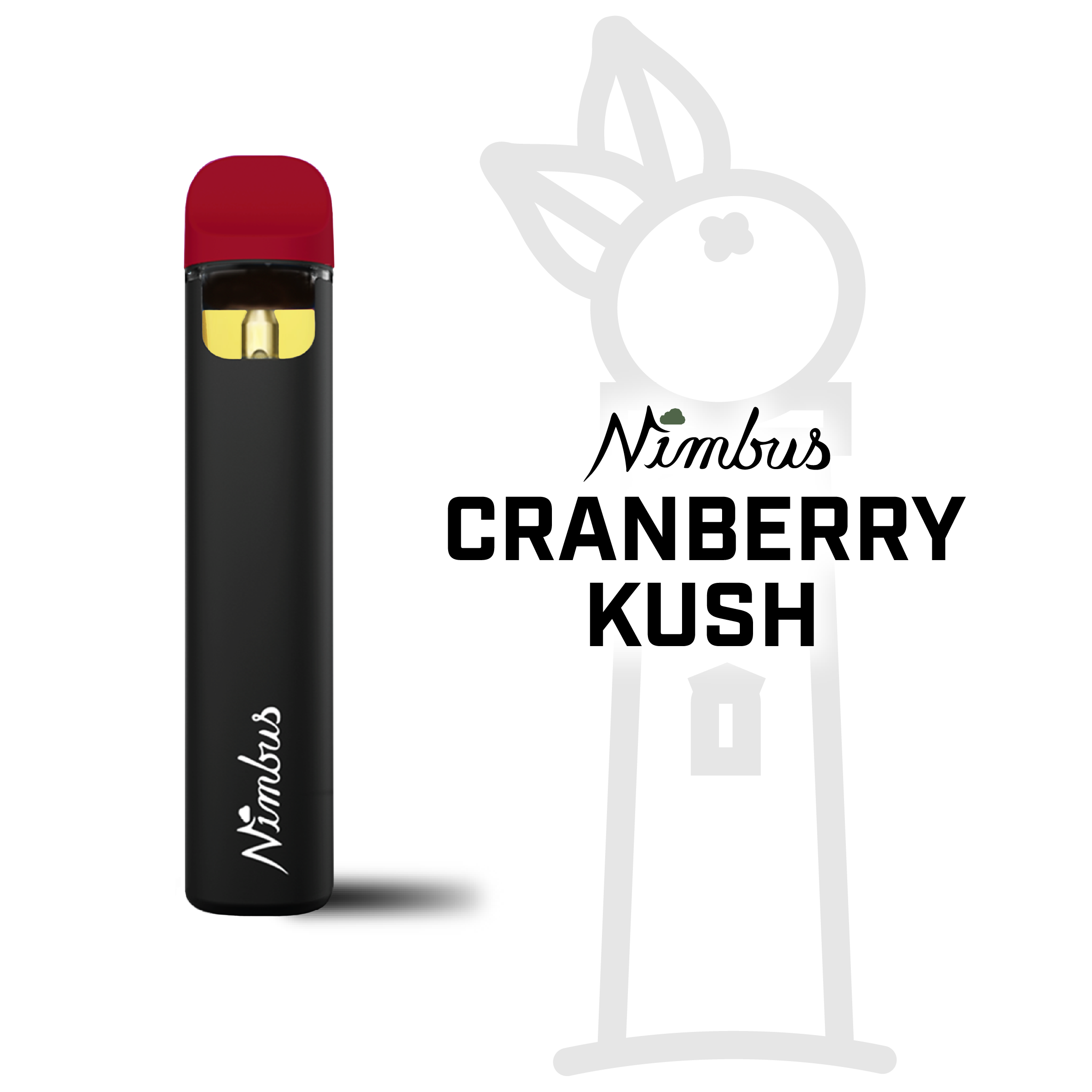 Photograph of product: Nimbus | Cranberry Kush | Disposable Vape | 0.5g