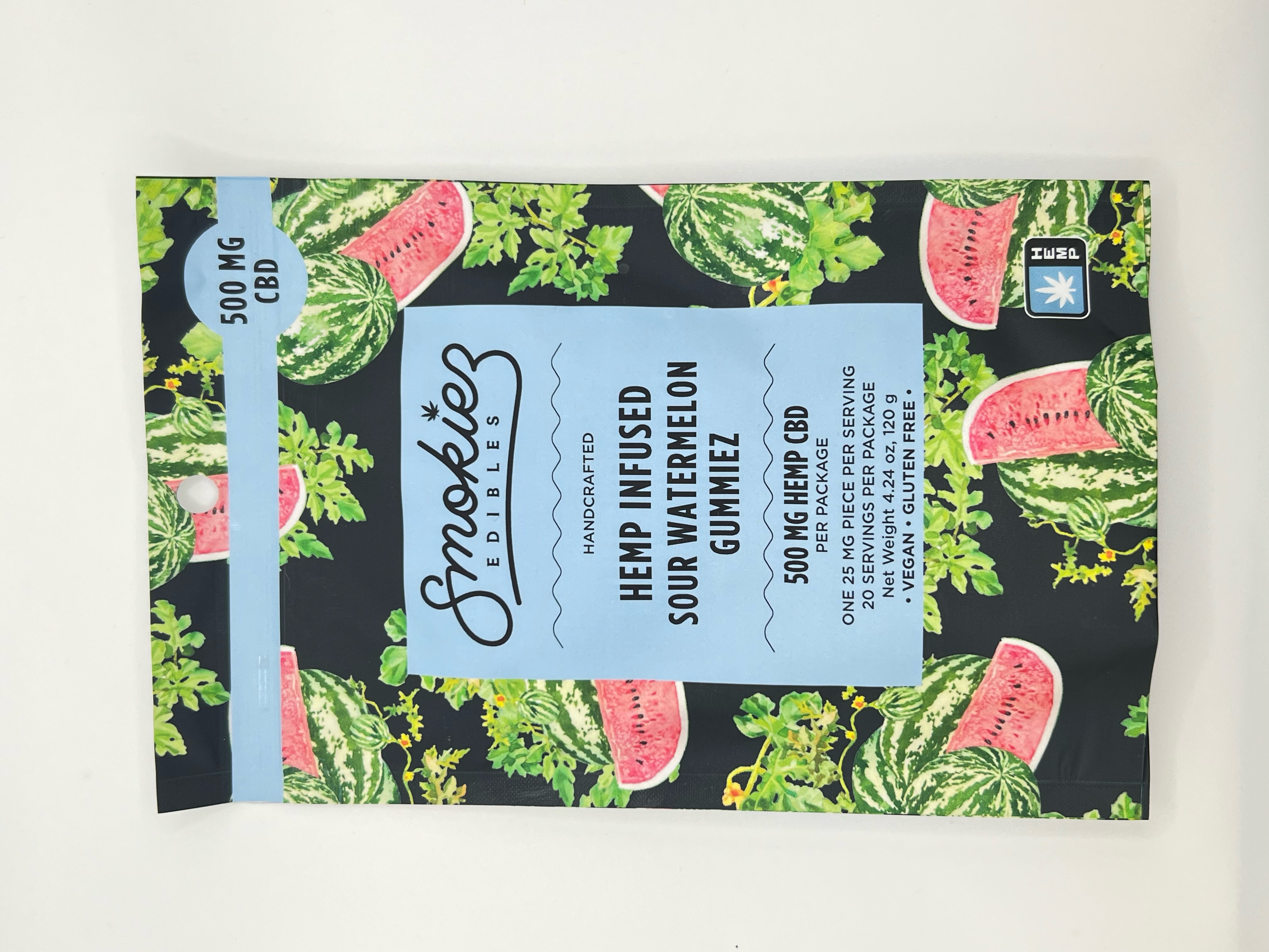 Photograph of product: Smokiez |  Watermelon | CBD Gummy 20pk