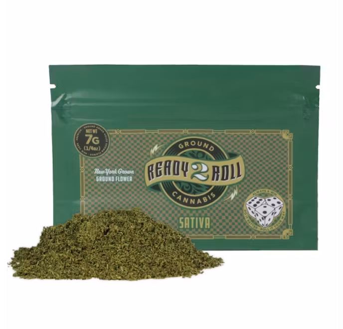 Photograph of product: Ready 2 Roll | Oui'd | Pre-Ground | 0.905% terps - 7g