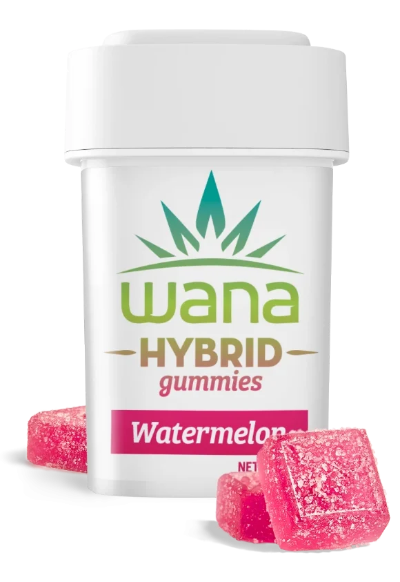 Photograph of product: RVR - Edible - Gummies - WANA Watermelon - Hybrid - 100MG