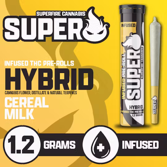 Photograph of product: Superfire - Cereal Milk Infused Preroll
