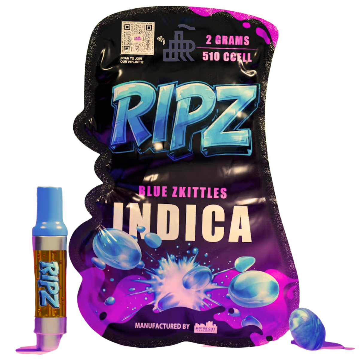Photograph of product: Blue Zkittles