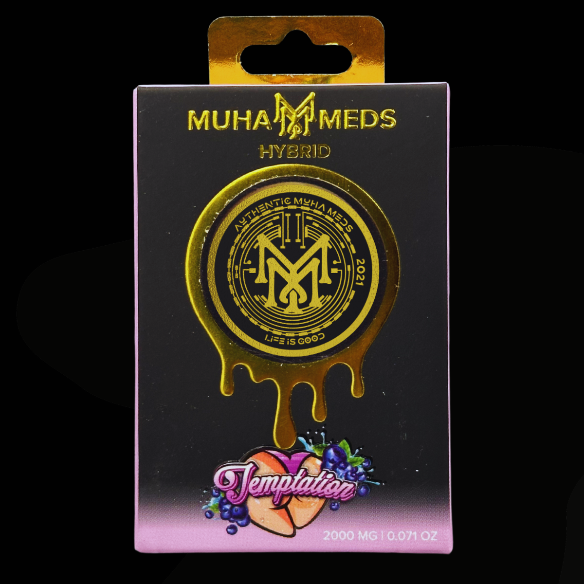 Photograph of product: Muha Meds 2g Cartridge | Temptation - Hybrid