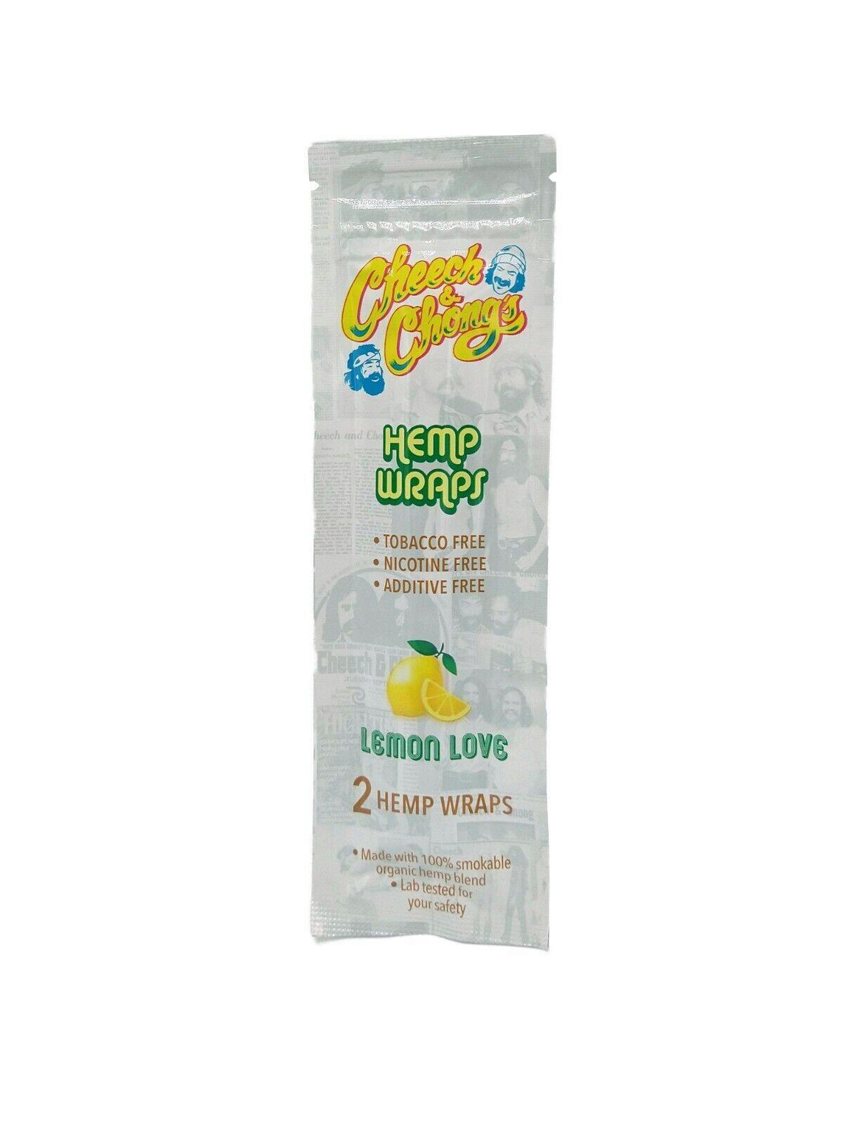 Photograph of product: Cheech & Chong Hemp Wrap - Lemon Love