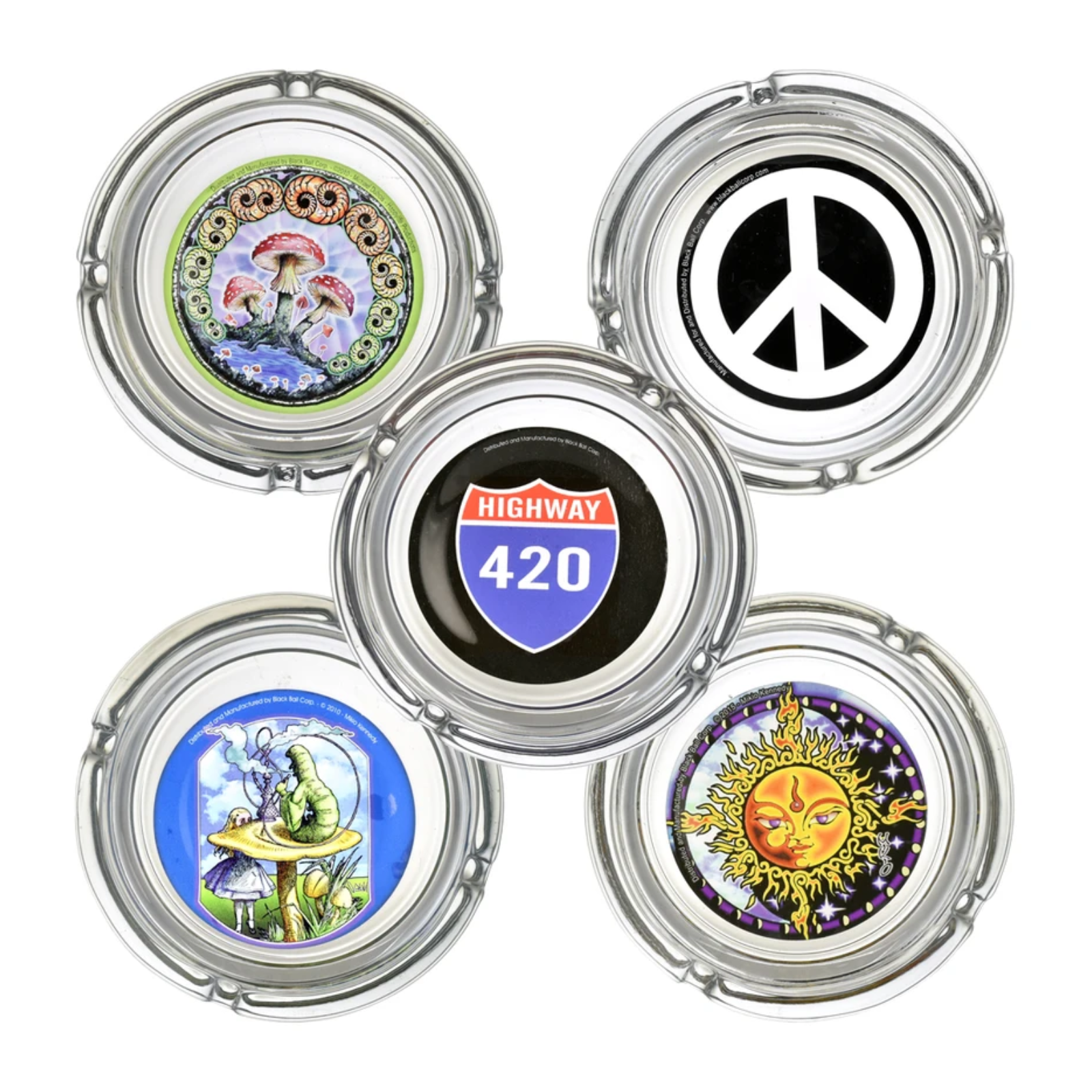 Photograph of product: Ashtray | Glass Ashtrays | AFG
