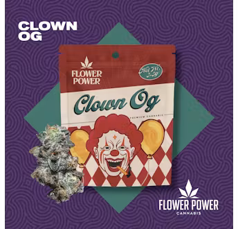 Photograph of product: Flower Power Oui'd | 3.5g Prepackaged Flower | Clown OG