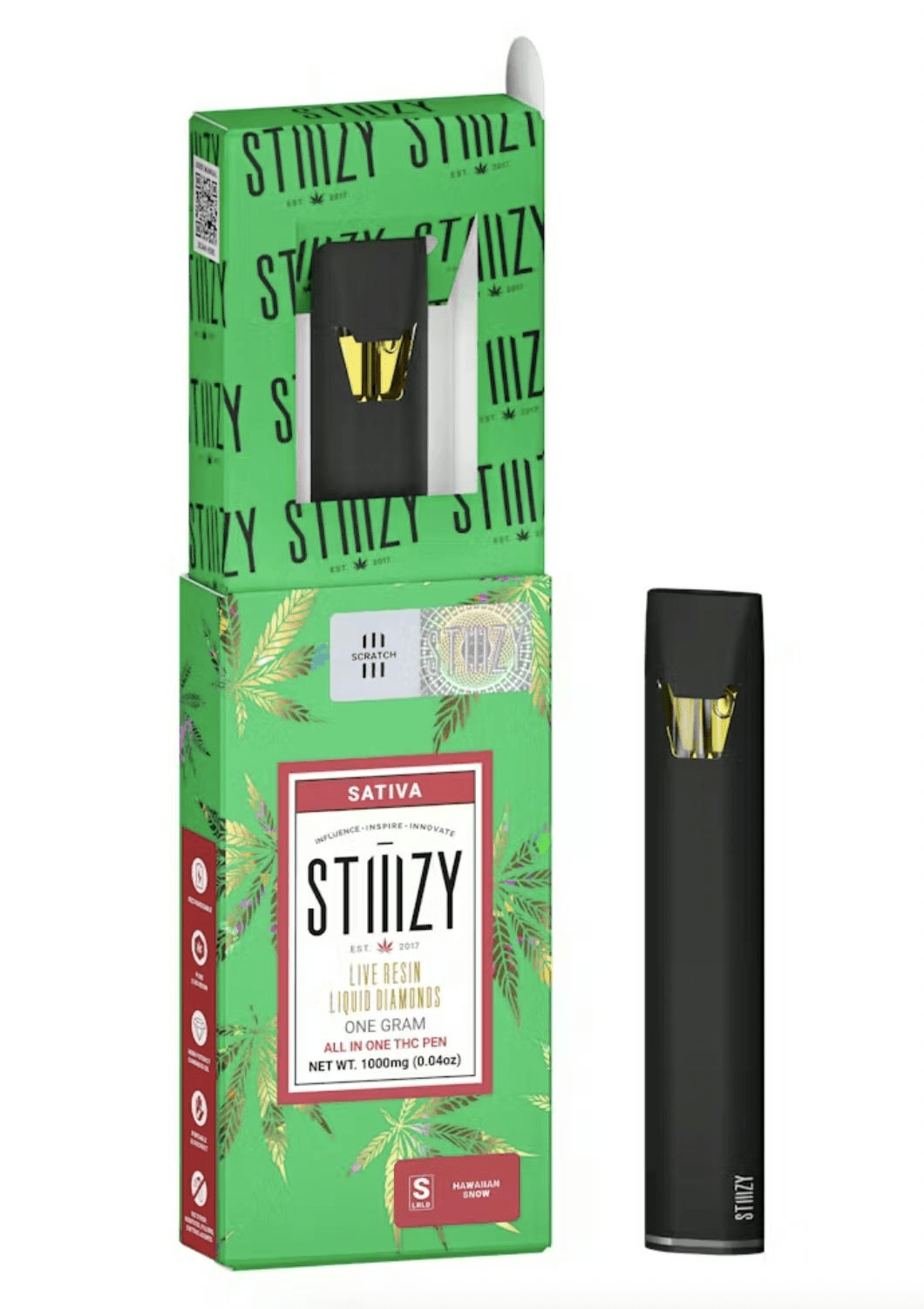 Photograph of product: Hawaiian Snow AIO LRLD STIIIZY