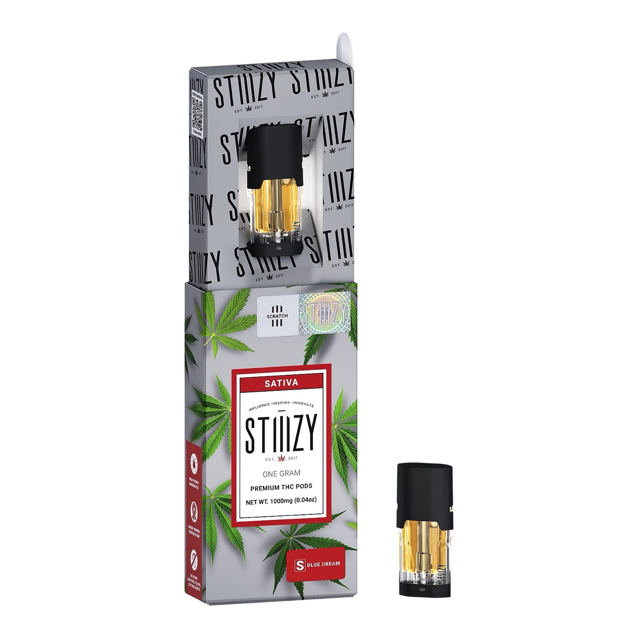 Photograph of product: STIIIZY: BLUE DREAM 1G POD