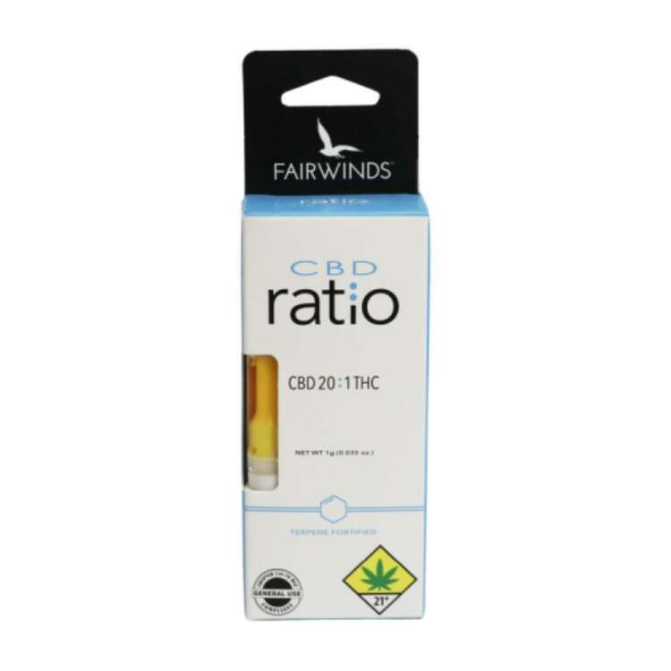 Photograph of product: Fairwinds: CBD 20:1 - Live Resin Cartridge