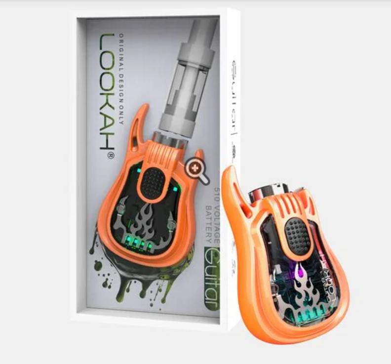 Photograph of product: Lookah Guitar 510 Thread Vape Battery | Assorted Colors