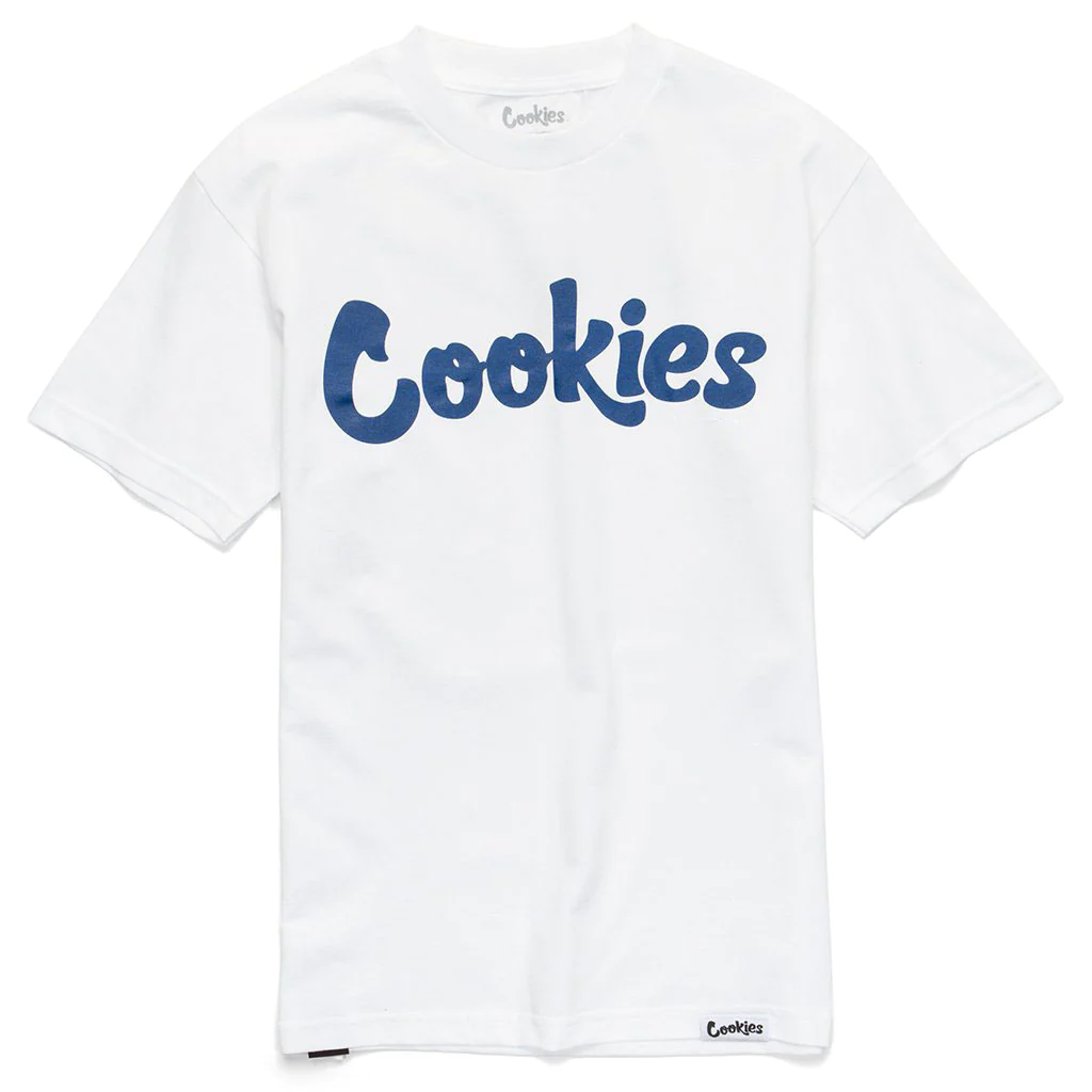 Photograph of product: Cookies - Original Mint Logo - Tee - White/Navy