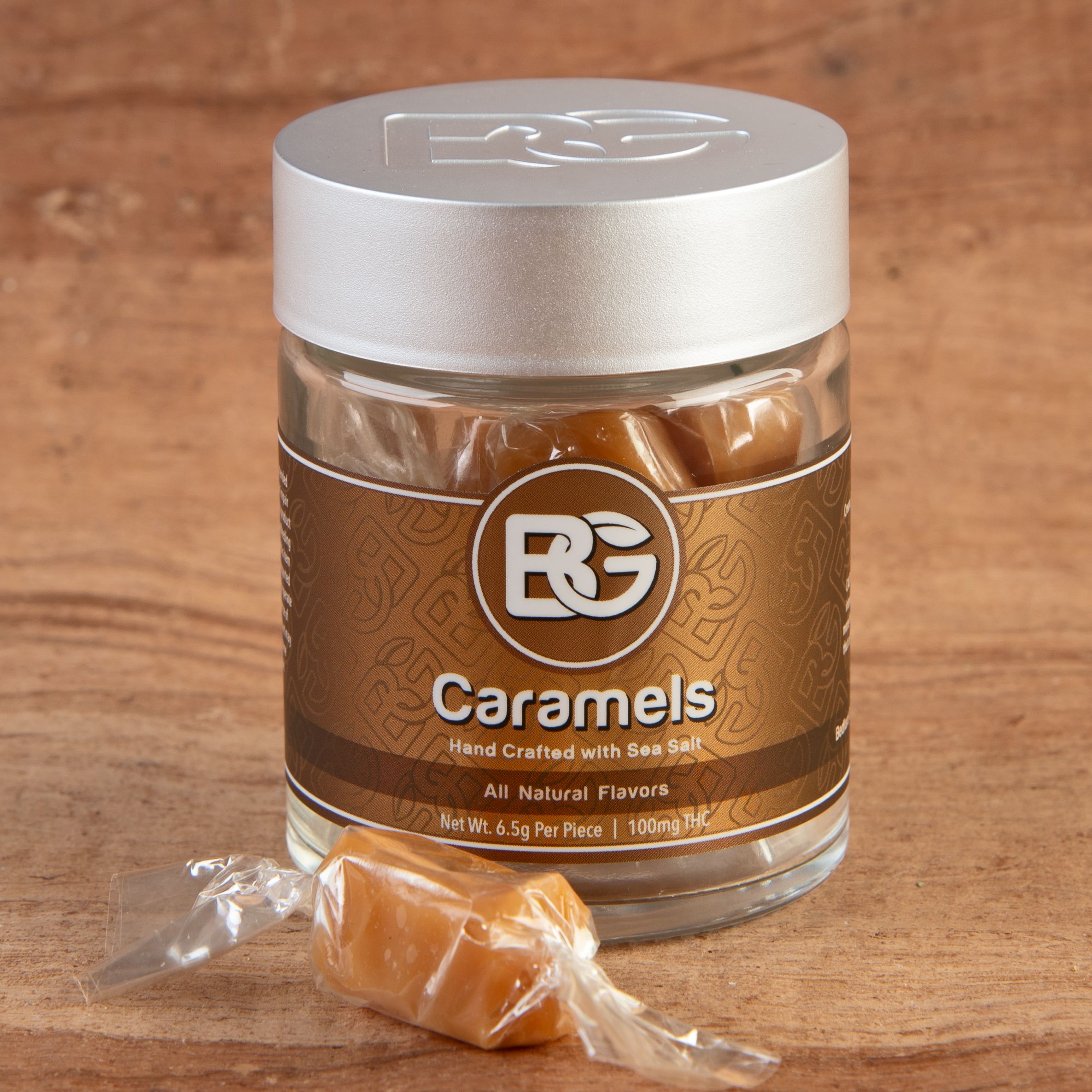 Photograph of product: Bedford Grow Caramels 100mg