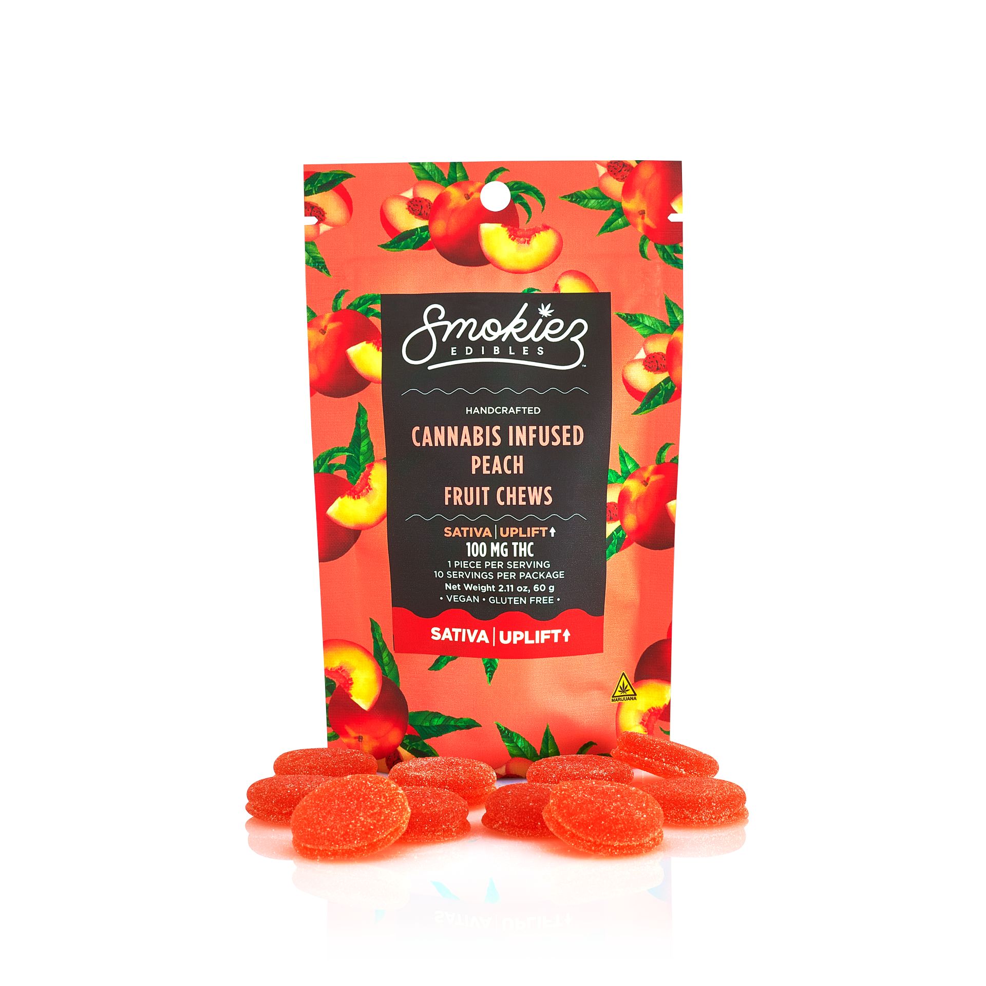 Photograph of product: (Smokiez) Sweet Peach - Oui'd